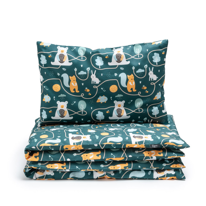 T-TOMI Obliečky do postieľky Animal friends