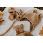 T-TOMI Cap TEDDY Brown (9-12 mesiacov)