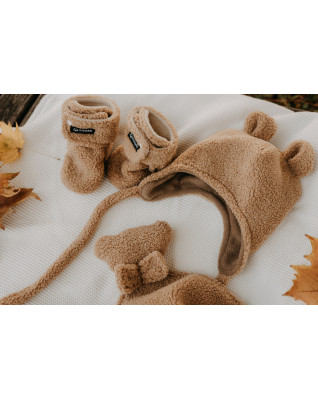 T-TOMI Cap TEDDY Brown (9-12 mesiacov)