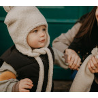 T-TOMI Cap TEDDY Cream (0-3 mesiace)