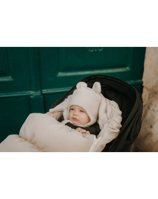 T-TOMI Cap TEDDY Cream (9-12 mesiacov)