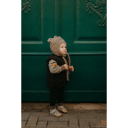 T-TOMI Cap TEDDY Grey (6-9 mesiacov)