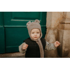 T-TOMI Cap TEDDY Grey (0-3 mesiace)