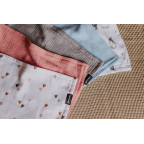 T-TOMI Mušelínová plienka pod hlavičku Love