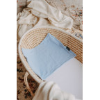 T-TOMI Mušelínová plienka pod hlavičku Blue