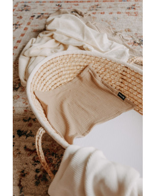 T-TOMI Mušelínová plienka pod hlavičku Beige