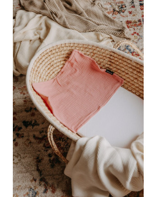 T-TOMI Mušelínová plienka pod hlavičku Pink