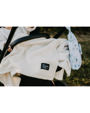 T-TOMI Pletená deka WARM Cream