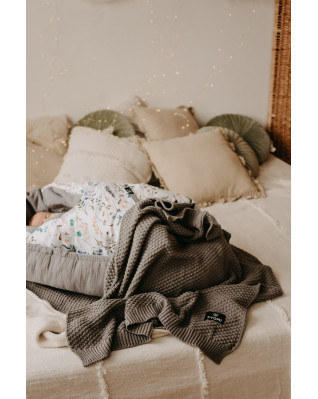 T-TOMI Pletená deka Black