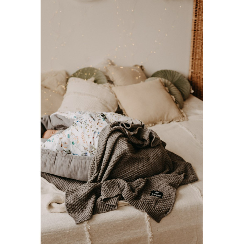 T-TOMI Pletená deka Black