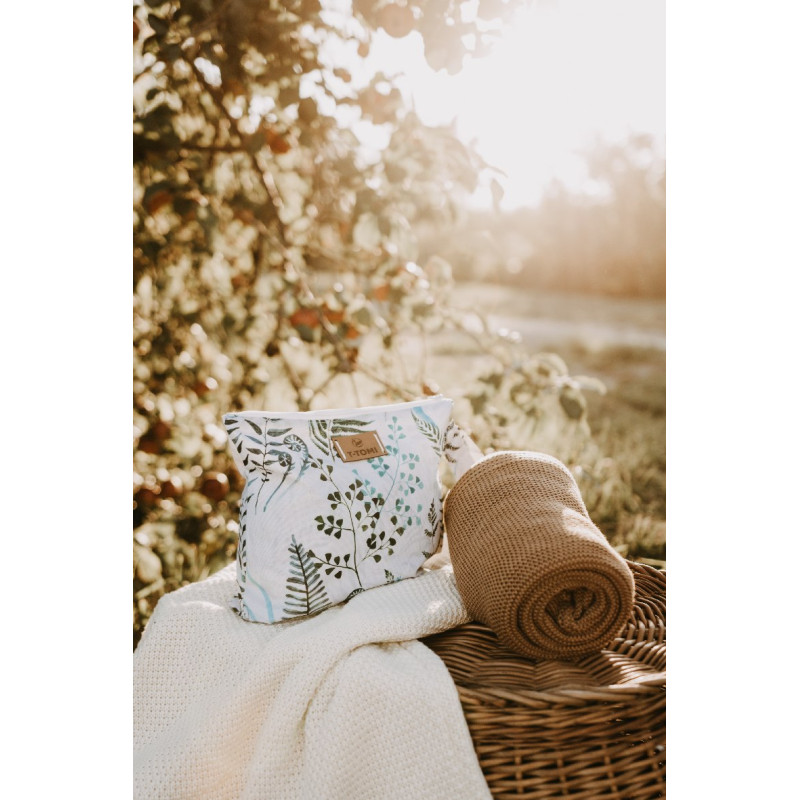 T-TOMI Pletená deka White waves