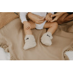 T-TOMI Capačky TEDDY Cream (0-3 mesiace) WARM