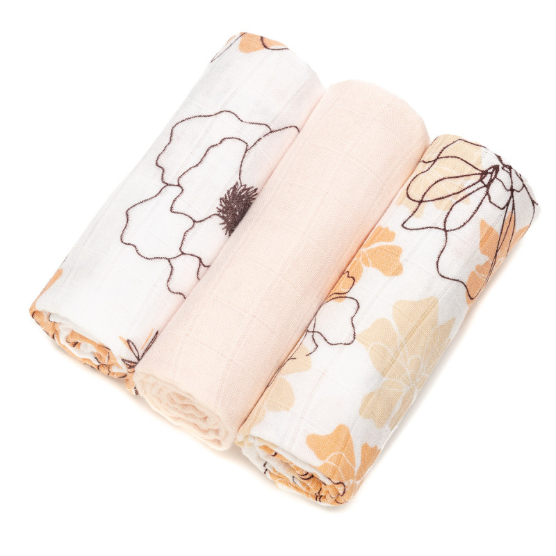 T-TOMI Bambusové plienky Flowers