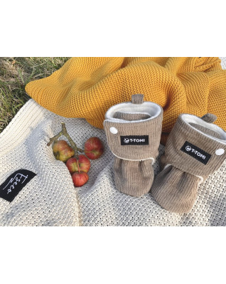 T-TOMI Capačky Caramel (0-3 mesiace) WARM