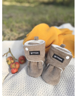 T-TOMI Capačky Grey (3-6 mesiacov) WARM