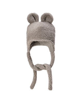 T-TOMI Cap TEDDY Grey (6-9 mesiacov)