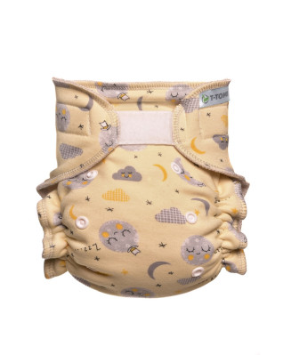 T-TOMI Nohavičková plienka - prebaľovací set suchý zips Moon