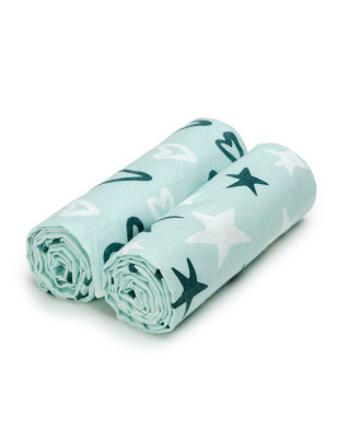 T-TOMI Látkové osušky Hearts & stars