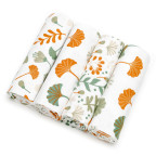 T-TOMI Látkové plienky Ginkgo leafs