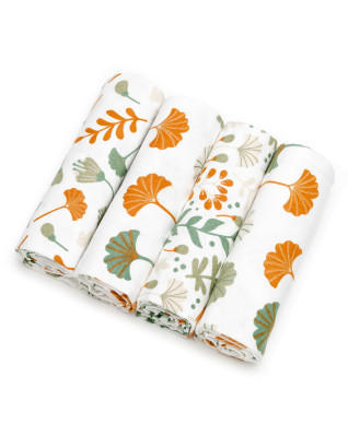 T-TOMI Látkové plienky Ginkgo leafs