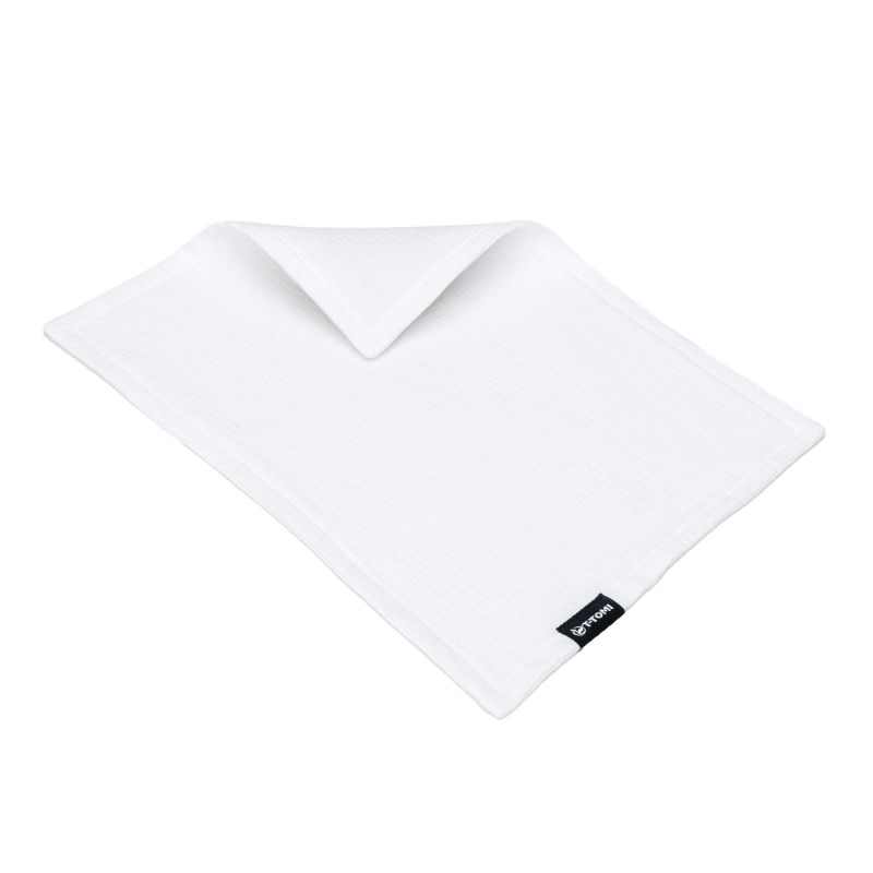 T-TOMI Mušelínová plienka pod hlavičku White