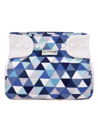 T-TOMI Ortopedické abdukčné nohavičky - patentky Blue triangles (3-6kg) 