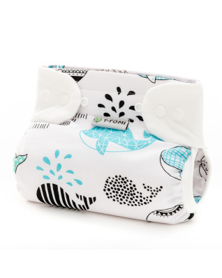 T-TOMI Ortopedické abdukčné nohavičky - patentky Whales (3-6kg) 