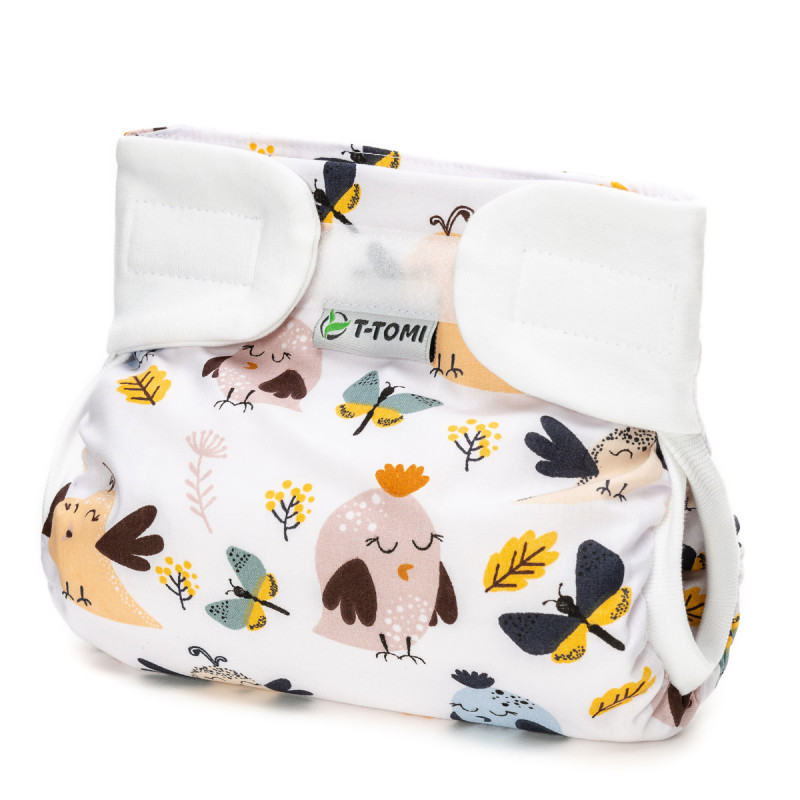 T-TOMI Ortopedické abdukčné nohavičky - suchý zips Birds (5-9kg)