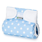 T-TOMI Ortopedické abdukčné nohavičky - suchý zips Blue polka (3-6kg)