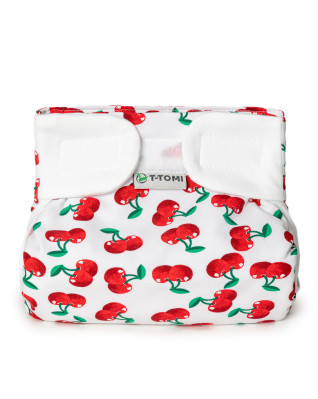 T-TOMI Ortopedické abdukčné nohavičky - suchý zips Cherries (3-6kg)