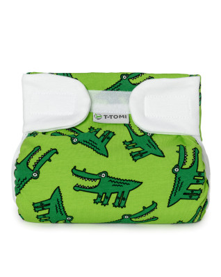 T-TOMI Ortopedické abdukčné nohavičky - suchý zips Crocodiles (3-6kg)
