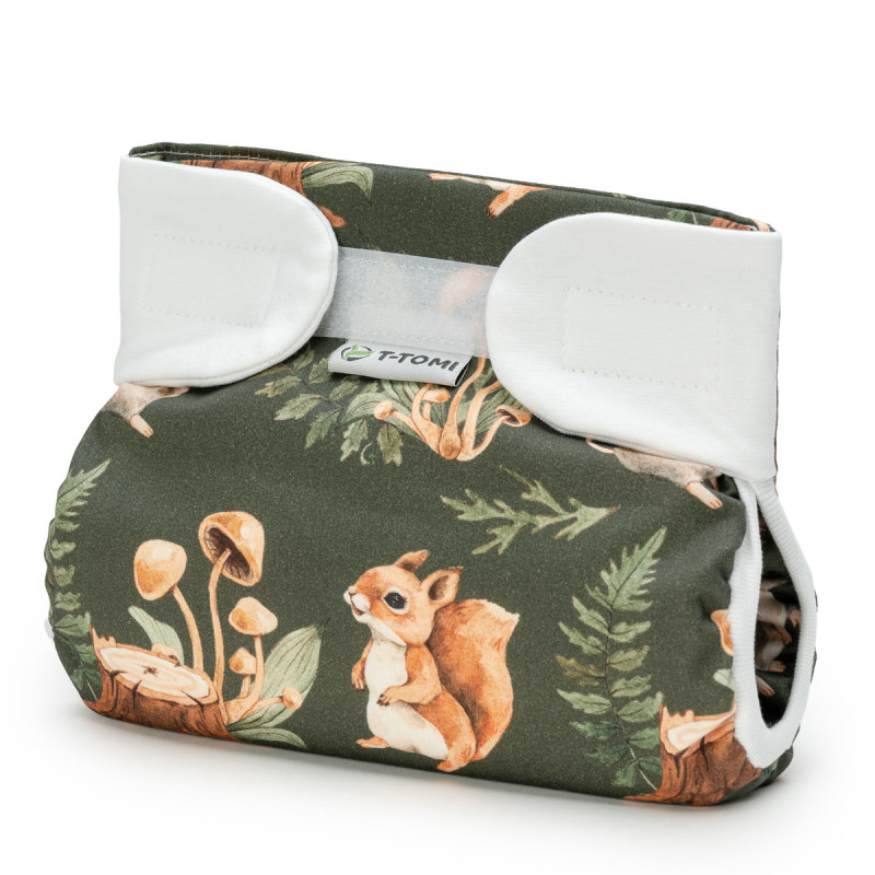 T-TOMI Ortopedické abdukčné nohavičky - suchý zips Forest kingdom (3-6kg)