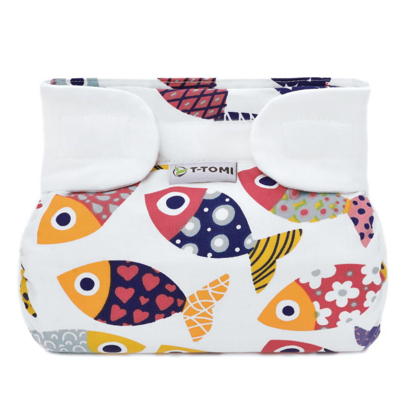 T-TOMI Ortopedické abdukčné nohavičky PLUS - suchý zips Fun fish (5-9kg)