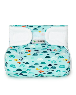 T-TOMI Ortopedické abdukčné nohavičky - suchý zips Green sea (3-6kg)