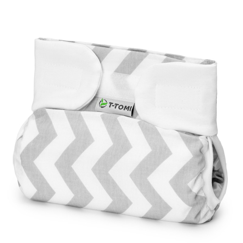 T-TOMI Ortopedické abdukčné nohavičky - suchý zips Grey zig-zag (3-6kg)