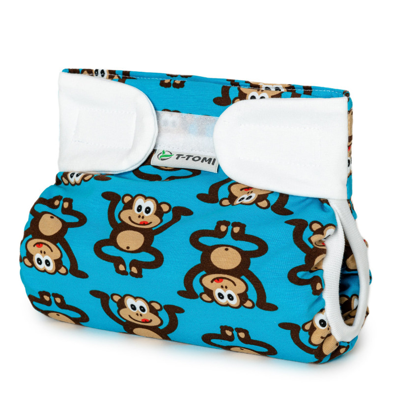 T-TOMI Ortopedické abdukčné nohavičky - suchý zips Monkey (3-6kg)