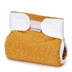 T-TOMI Ortopedické abdukčné nohavičky - suchý zips Mustard (do 3kg)