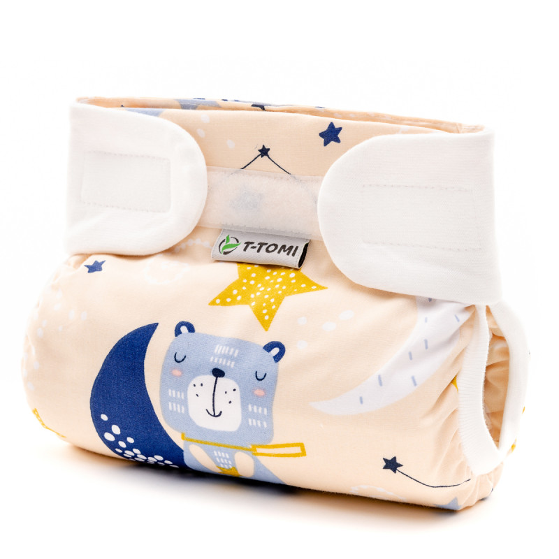 T-TOMI Ortopedické abdukčné nohavičky - suchý zips Night bears (5-9kg)