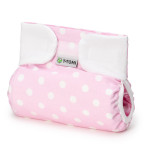 T-TOMI Ortopedické abdukčné nohavičky - suchý zips Pink polka (3-6kg)