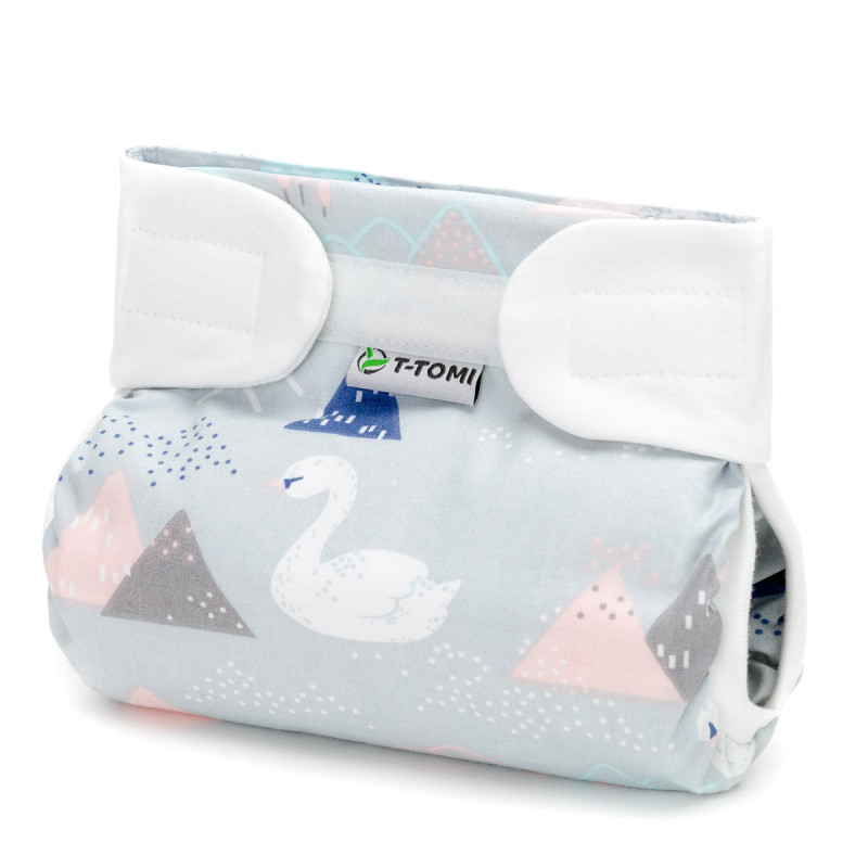 T-TOMI Ortopedické abdukčné nohavičky PLUS - suchý zips Swan (5-9kg)