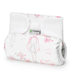 T-TOMI Ortopedické abdukčné nohavičky - suchý zips Sweet bunnies (3-6kg)