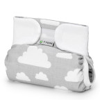 T-TOMI Ortopedické abdukčné nohavičky - suchý zips White clouds (5-9kg)