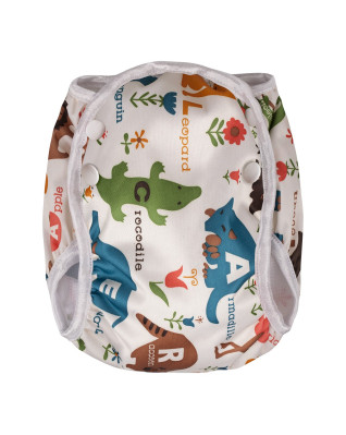 T-TOMI Plienkové plavky White safari