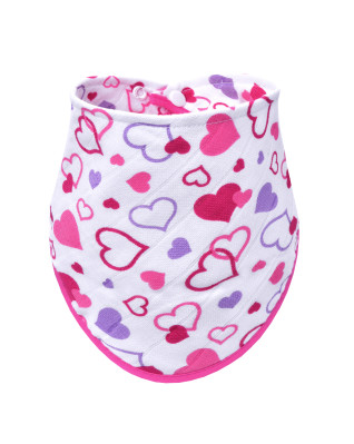 T-TOMI Bambusový slintáčik Hearts